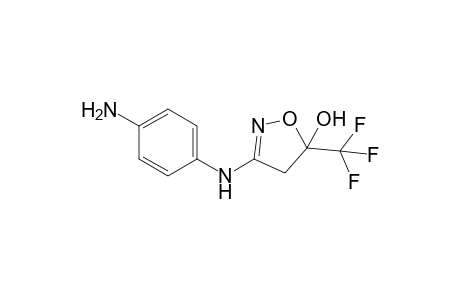 3-(4-Aminoanilino)-5-trifluoromethyl-5-hydroxy-4,5-dihydroisoxazole