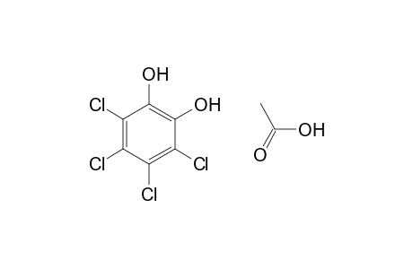 tetrachloropyrocatechol, acetate (1:1) (salt)