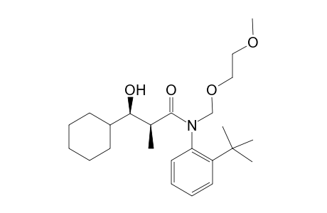 (Ra*,2S*,3R*)-N-(2-tert-Butylphenyl)-N-(2-methoxyethoxymethyl)-3-cyclohexyl-3-hydroxy-2-methylpropionamide