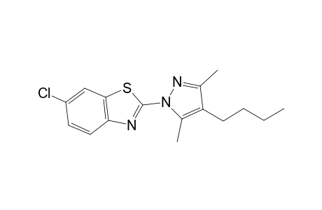 Benzothiazole, 2-(4-butyl-3,5-dimethyl-1H-pyrazol-1-yl)-6-chloro-