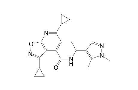 isoxazolo[5,4-b]pyridine-4-carboxamide, 3,6-dicyclopropyl-N-[1-(1,5-dimethyl-1H-pyrazol-4-yl)ethyl]-