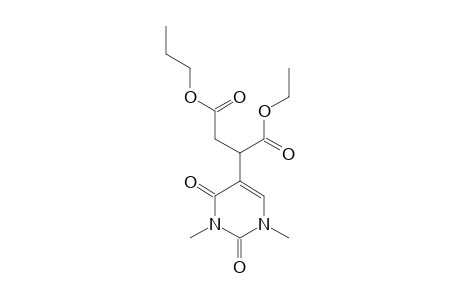 1-ETHYL-4-PROPYL-2-(1,2,3,4-TETRAHYDRO-1,3-DIMETHYL-2,4-DIOXOPYRIMIDIN-5-YL)-BUTANEDIOATE