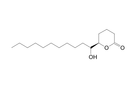 (6R)-6-(.alpha.-decylhydroxymethyl)tetrahydropyranone