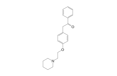 2-(4-PIPERIDINYLETHOXYPHENYL)-1-PHENYLETHANONE