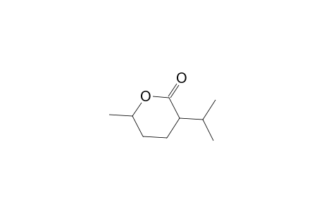 3-Isopropyl-6-methyltetrahydro-2H-pyran-2-one