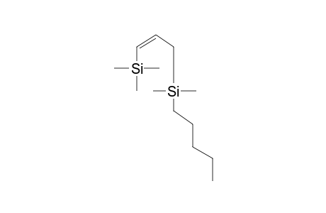 ((1Z)-3-[Dimethyl(pentyl)silyl]-1-propenyl)(trimethyl)silane