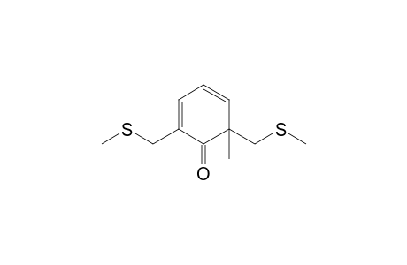 6-Methyl-2,6-bis(methylsulfanylmethyl)cyclohexa-2,4-dien-1-one