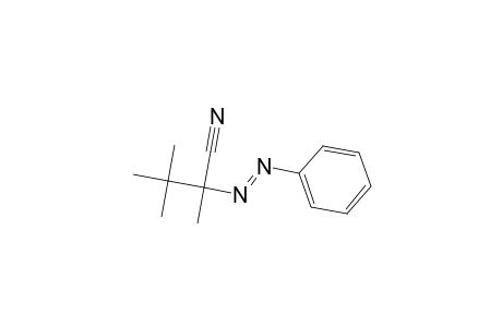 2,3,3-Trimethyl-2-[(E)-phenyldiazenyl]butanenitrile