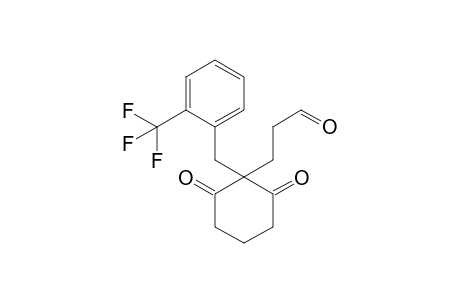 3-(2,6-dioxo-1-(2-(trifluoromethyl)benzyl)cyclohexyl)propanal