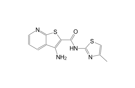 thieno[2,3-b]pyridine-2-carboxamide, 3-amino-N-(4-methyl-2-thiazolyl)-