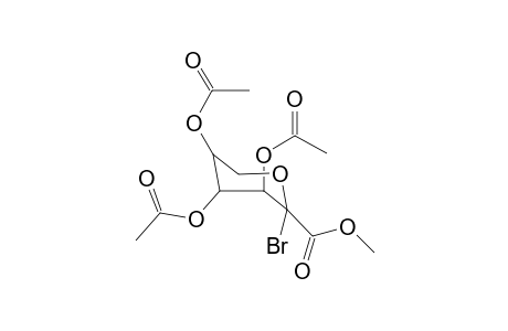 Methyl 2-bromo-3,4,5-tri-O-acetyl-.beta.-D-arabino-2-hexulopyranosonate