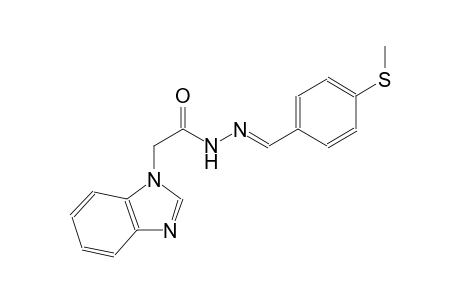 1H-benzimidazole-1-acetic acid, 2-[(E)-[4-(methylthio)phenyl]methylidene]hydrazide