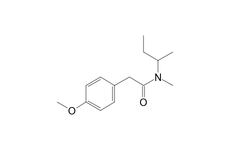 Acetamide, 2-(4-methoxyphenyl)-N-(2-butyl)-N-methyl-