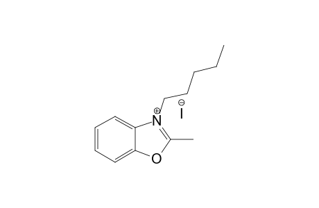 N-PENTYL-2-METHYLBENZOXAZOLIUM-QUATERNARY-IODIDE