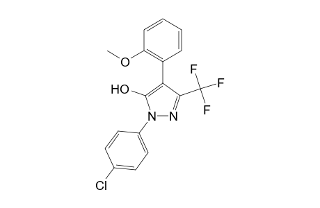 4-(2-Methoxyphenyl)-1-(4-chlorophenyl)-3-(trifluoromethyl)-1H-pyrazol-5-ol