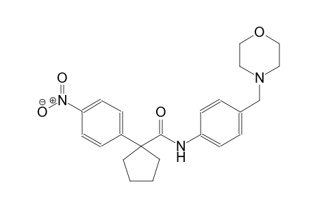 cyclopentanecarboxamide, N-[4-(4-morpholinylmethyl)phenyl]-1-(4-nitrophenyl)-