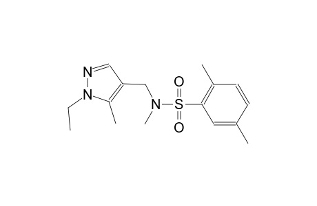 benzenesulfonamide, N-[(1-ethyl-5-methyl-1H-pyrazol-4-yl)methyl]-N,2,5-trimethyl-
