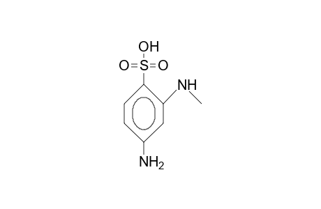 Benzenesulfonic acid, 4-amino-2-(methylamino)-