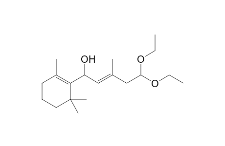 (E)-5,5-diethoxy-3-methyl-1-(2,6,6-trimethyl-1-cyclohexenyl)-2-penten-1-ol