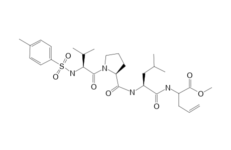 2-[[(2S)-4-methyl-2-[[(2S)-1-[(2S)-3-methyl-2-[(4-methylphenyl)sulfonylamino]butanoyl]pyrrolidine-2-carbonyl]amino]pentanoyl]amino]pent-4-enoic acid methyl ester
