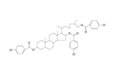 Tetrahydrosarsasapogenin tri-p-chlorobenzoate