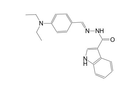 N'-{(E)-[4-(diethylamino)phenyl]methylidene}-1H-indole-3-carbohydrazide