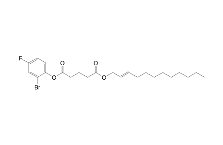 Glutaric acid, dodec-2-en-1-yl 2-bromo-4-fluorophenyl ester