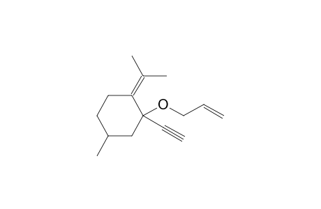 1-Allyloxy-1-ethynyl-2-isopropylidene-5-methylcyclohexane