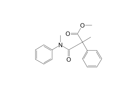 Methyl 2-[methyl(phenyl)carbamoyl]-2-phenylpropanoate