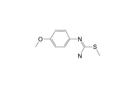 N'-[4-Methoxyphenyl]carbamimidothioic acid, methyl ester