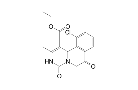Ethyl 11-chloro-2-methyl-4,7-dioxo-4,6,7,11b-tetrahydro-3H-pyrimido[4,3-a]isoquinolin e-1-carboxylate