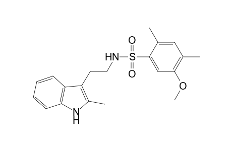 5-Methoxy-2,4-dimethyl-N-[2-(2-methyl-1H-indol-3-yl)ethyl]benzenesulfonamide