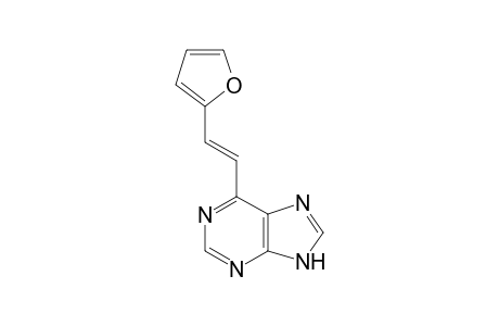 6-[(E)-2-(2-furanyl)ethenyl]-7H-purine