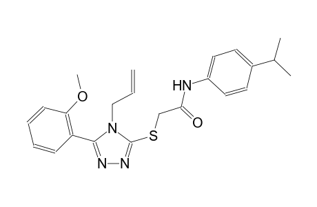 2-{[4-allyl-5-(2-methoxyphenyl)-4H-1,2,4-triazol-3-yl]sulfanyl}-N-(4-isopropylphenyl)acetamide