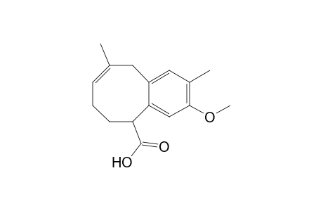 (6Z)-2-methoxy-3,6-dimethyl-5,8,9,10-tetrahydrobenzocyclooctene-10-carboxylic acid