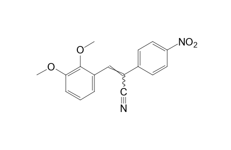 3-(2,3-dimethoxyphenyl)-2-(p-nitrophenyl)acrylonitrile