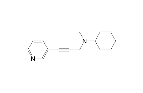 N-methyl-N-(3-(pyridin-3-yl)prop-2-yn-1-yl)cyclohexanamine