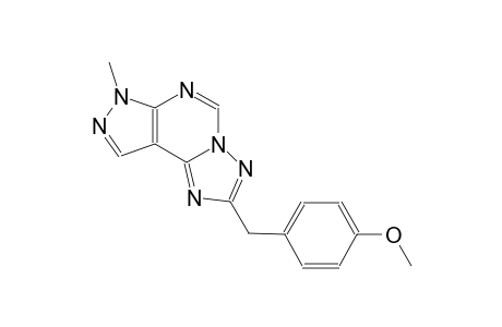 methyl 4-[(7-methyl-7H-pyrazolo[4,3-e][1,2,4]triazolo[1,5-c]pyrimidin-2-yl)methyl]phenyl ether