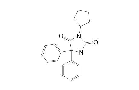 3-CYCLOPENTYL-5,5-DIPHENYL-HYDANTOIN