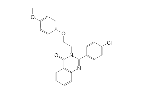 4(3H)-quinazolinone, 2-(4-chlorophenyl)-3-[2-(4-methoxyphenoxy)ethyl]-