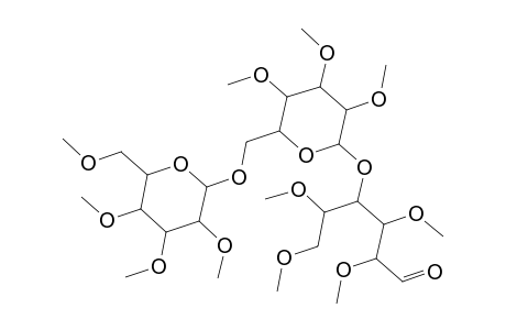 D-Glucose, O-2,3,4,6-tetra-O-methyl-.beta.-D-galactopyranosyl-(1.fwdarw.6)-O-2,3,4-tri-O-methyl-.beta.-D-galactopyranosyl-(1.fwdarw.4)-2,3,5,6-tetra-O-methyl-