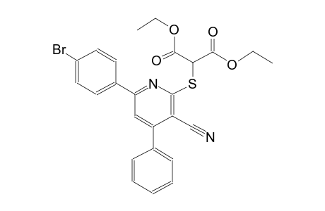 propanedioic acid, 2-[[6-(4-bromophenyl)-3-cyano-4-phenyl-2-pyridinyl]thio]-, diethyl ester