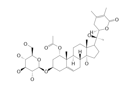 (20R,22R)-1.alpha.-Acetoxy-14.alpha.,20-dihydroxywitha-5,24-dienolide-3.beta.-(O-.beta.,D-glucopyranoside)