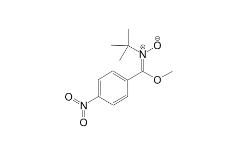 Methyl N-(1,1-dimethylethyl)-4-nitrobenecarboximidate N-oxide