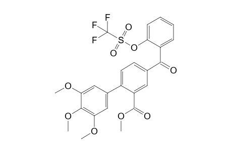 Methyl 3',4',5'-Trimethoxy-4-[2-(trifluoromethanesulfonyloxy)benzoyl]biphenyl-2-carboxylate