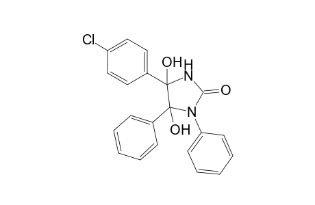 4,5-Dihydroxy-4-(p-chlorophenyl)-1,5-diphenylimidazolidin-2-one