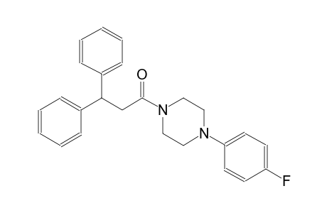 1-(3,3-diphenylpropanoyl)-4-(4-fluorophenyl)piperazine