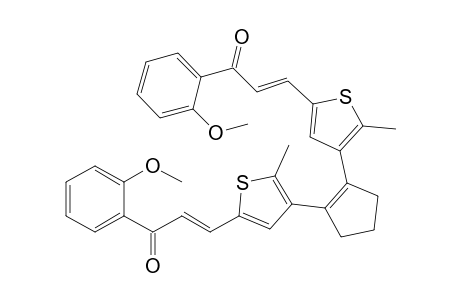 1,2-Bis[2-methyl-5-(2-(2-methoxybenzoyl)ethenyl)thiophen-3-y]cyclopentene