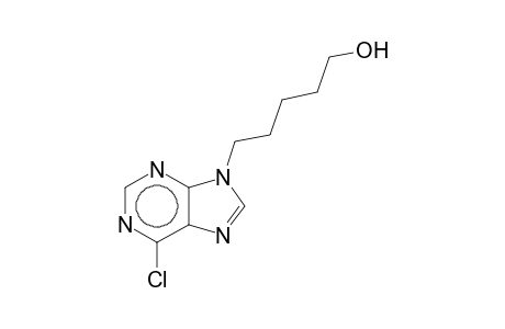 1-Pentanol, 5-(6-chloro-9H-9-purinyl)