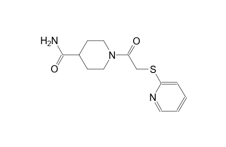 1-(2-pyridin-2-ylsulfanylacetyl)piperidine-4-carboxamide